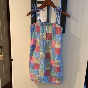 Vineyard Vines Blue Star Pattern Dress